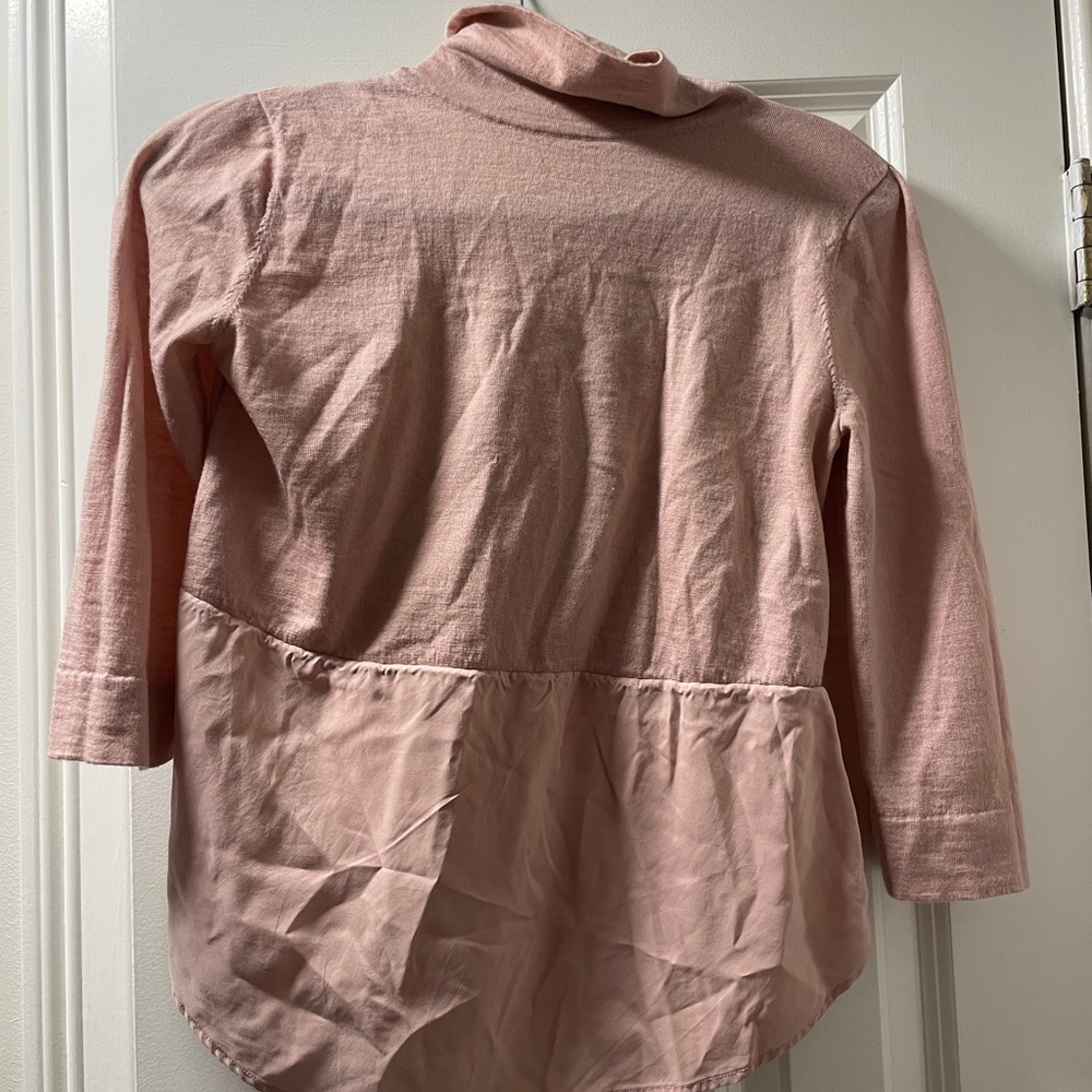 Pink Long Sleeve Blouse